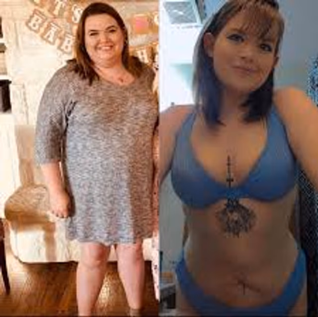 Jennifer M. before and after results - Mitolyn